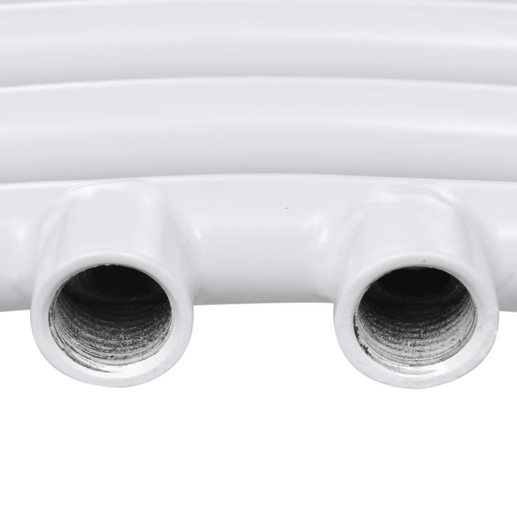 vidaXL Radiador toallero de baño con rieles curvados 500 x 764 mm
