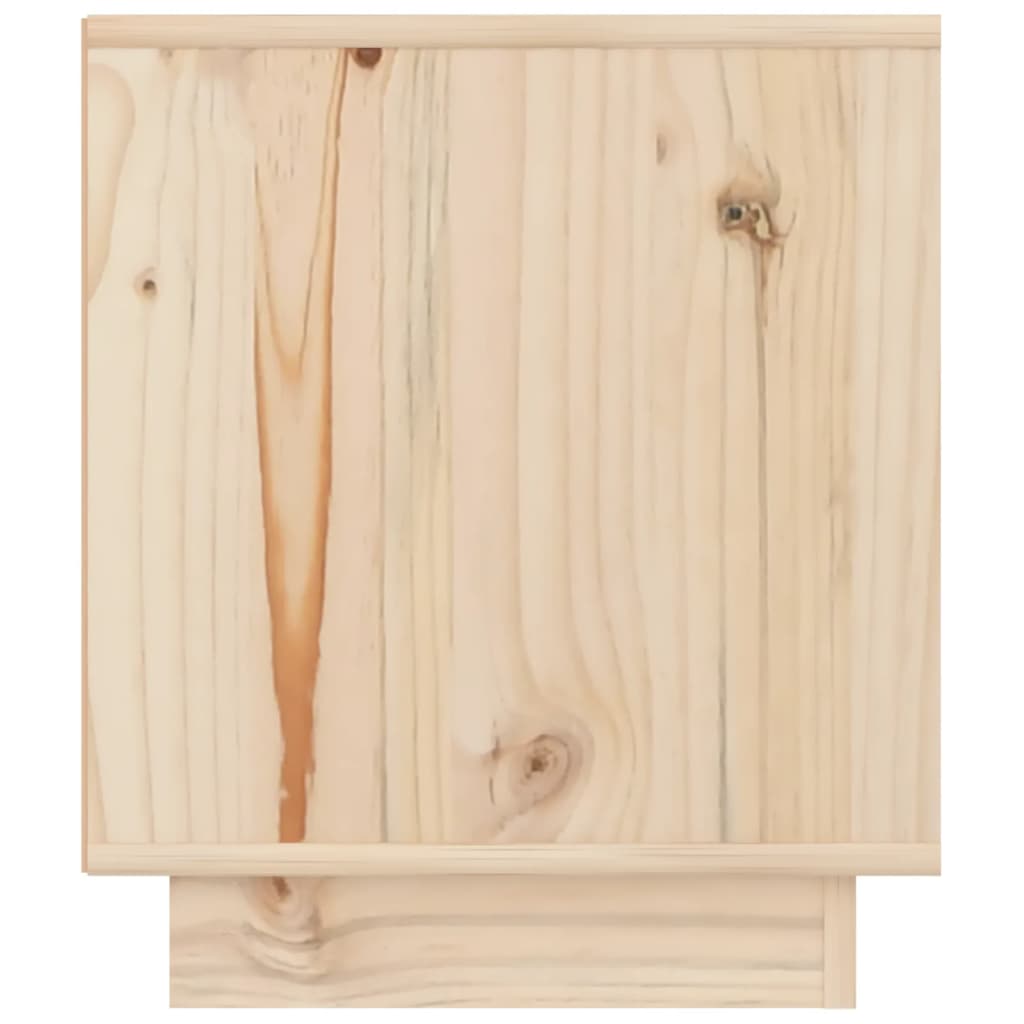 vidaXL Mesitas de noche 2 unidades madera maciza de pino 40x34x40 cm