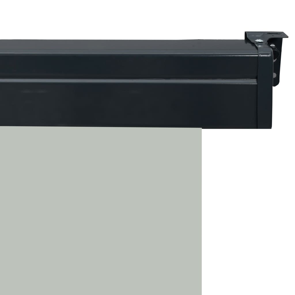 vidaXL Toldo lateral de balcón gris 105x250 cm