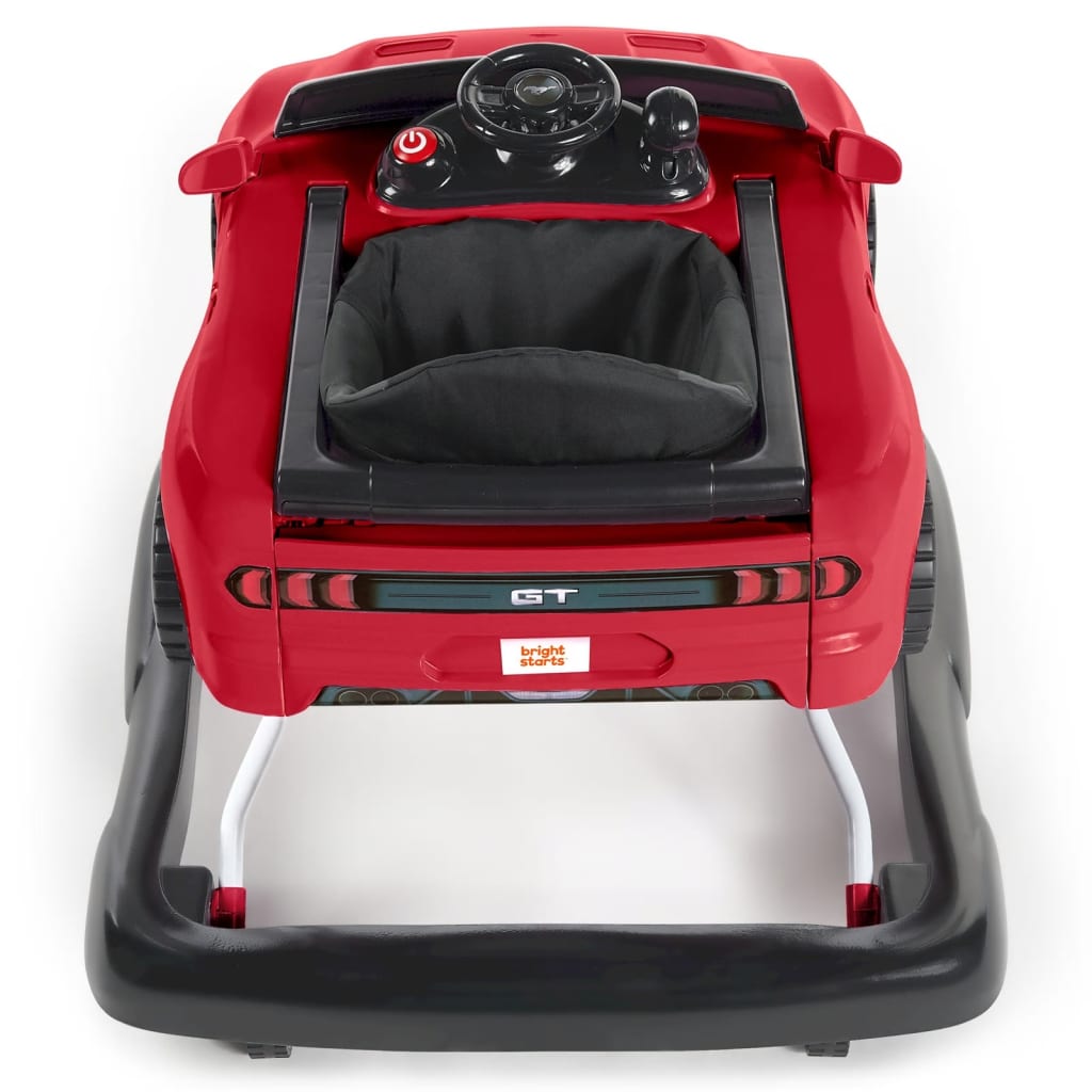 Bright Starts Andador para bebés Ford Mustang 3 en 1 rojo
