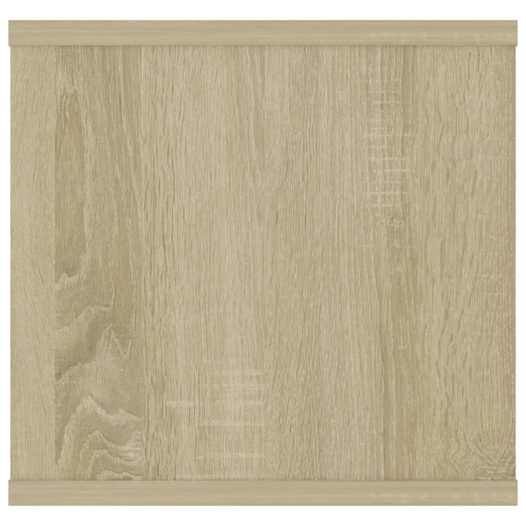 vidaXL Estantería pared madera contrachapada roble Sonoma 102x30x29 cm