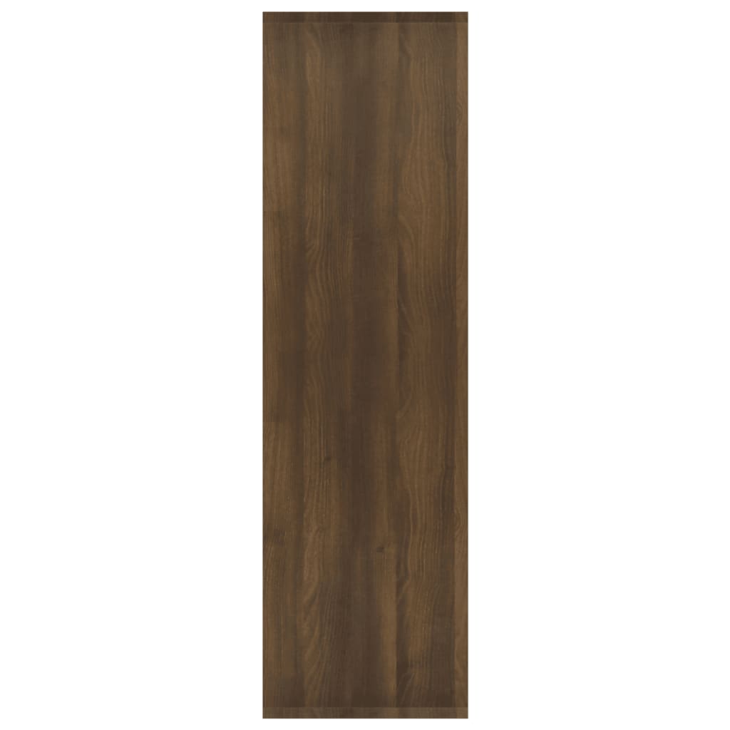 vidaXL Estantería/divisor madera ingeniería marrón roble 60x30x103 cm