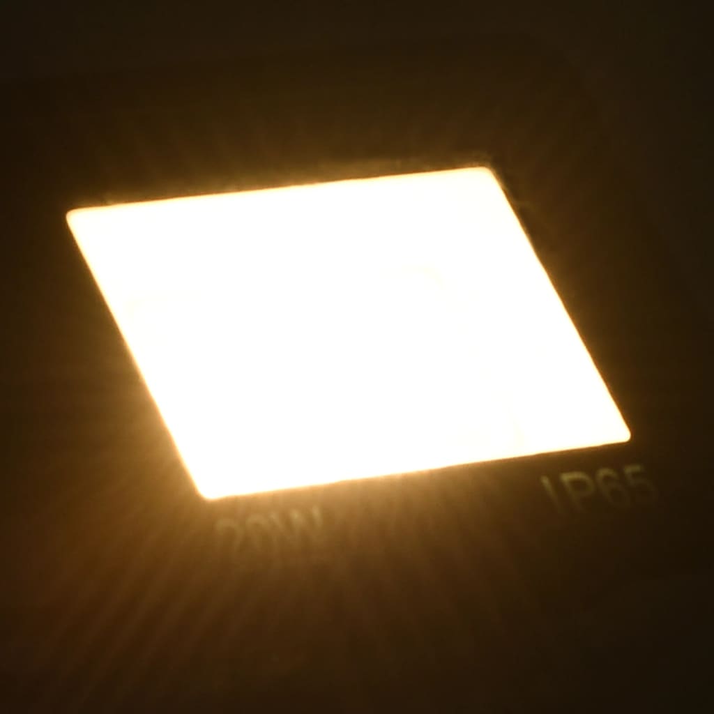 vidaXL Foco LED 20 W blanco cálido