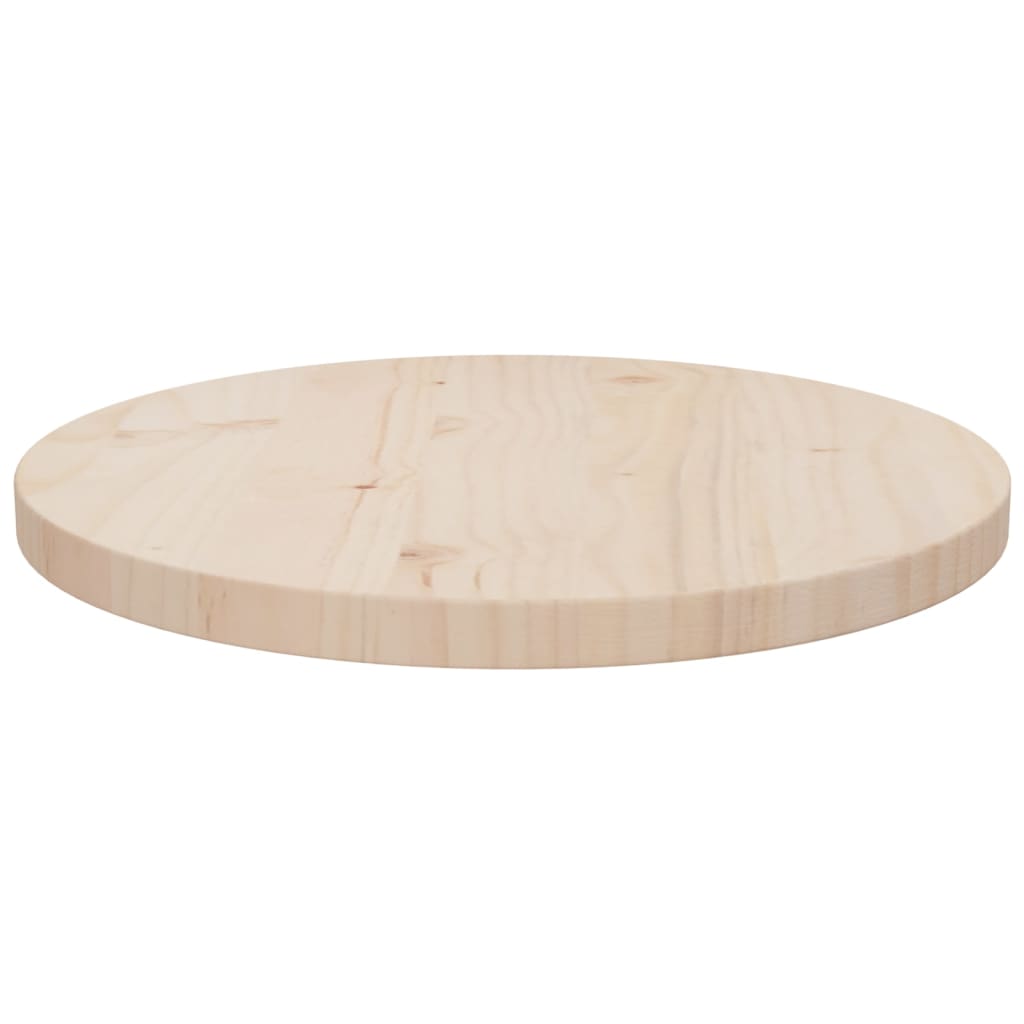 vidaXL Superficie de mesa madera maciza de pino Ø40x2,5 cm