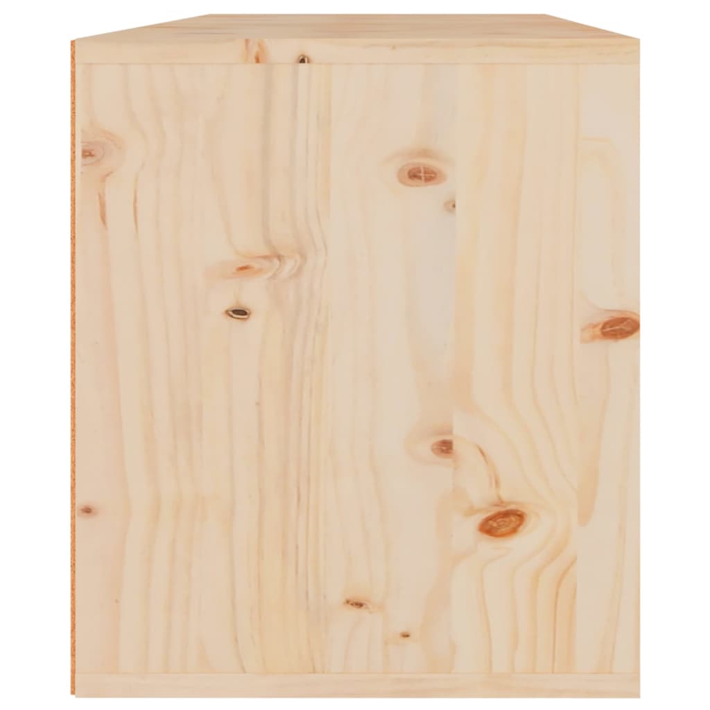 vidaXL Armarios de pared 2 uds madera maciza de pino 45x30x35 cm