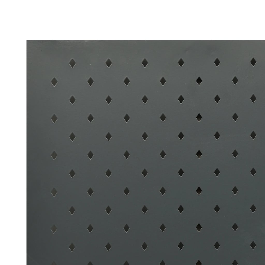 vidaXL Biombo divisor de 3 paneles acero antracita 120x180 cm
