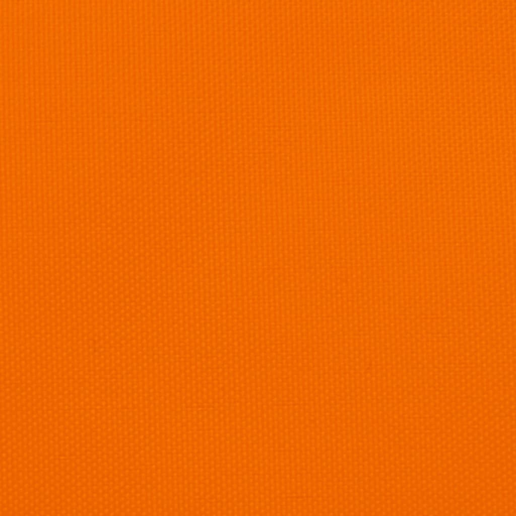 vidaXL Toldo de vela trapezoidal de tela oxford naranja 3/4x2 m