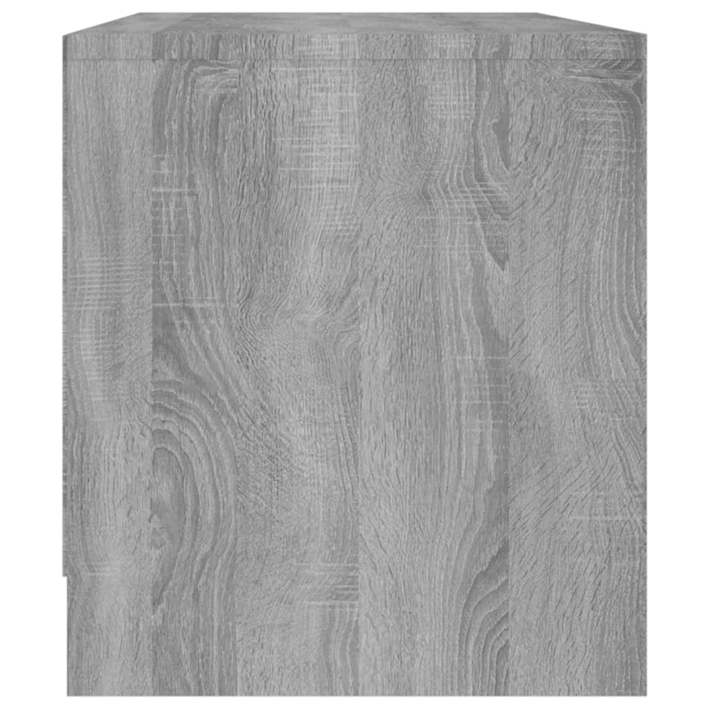 vidaXL Mueble de TV madera de ingeniería gris Sonoma 90x35x40 cm