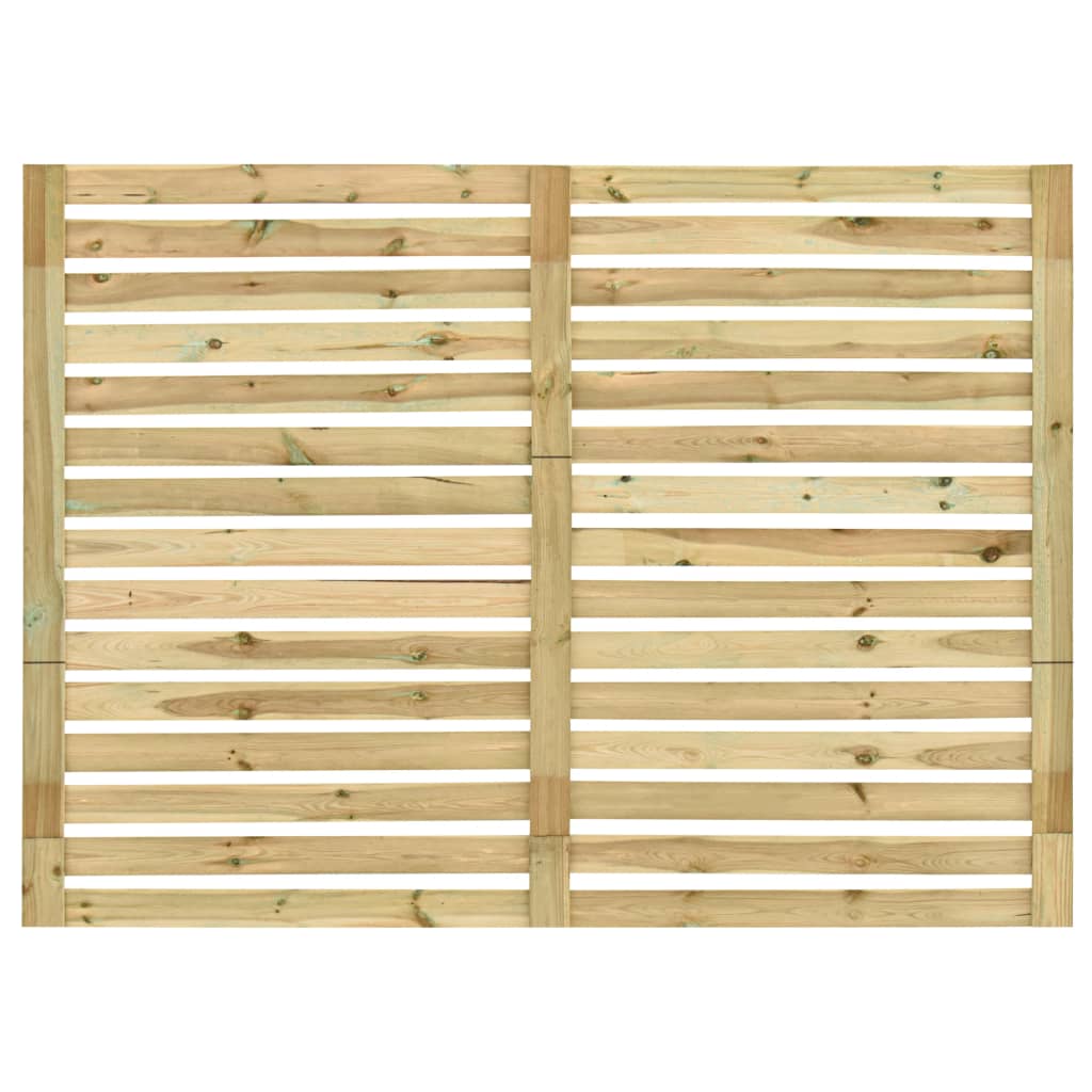 vidaXL Panel de valla de jardín madera de pino impregnada 180x180 cm