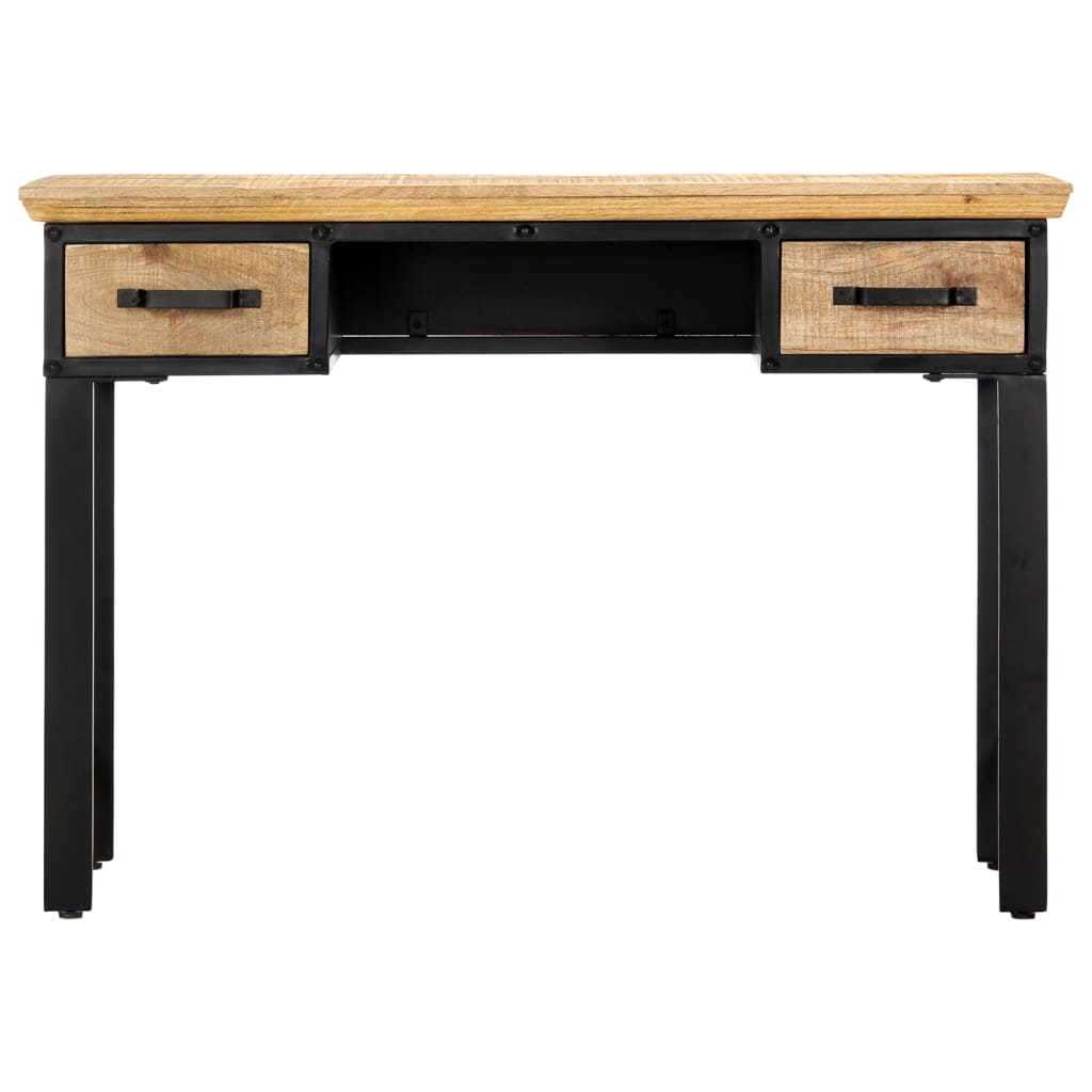 vidaXL Mesa escritorio madera maciza de mango 110x50x76 cm