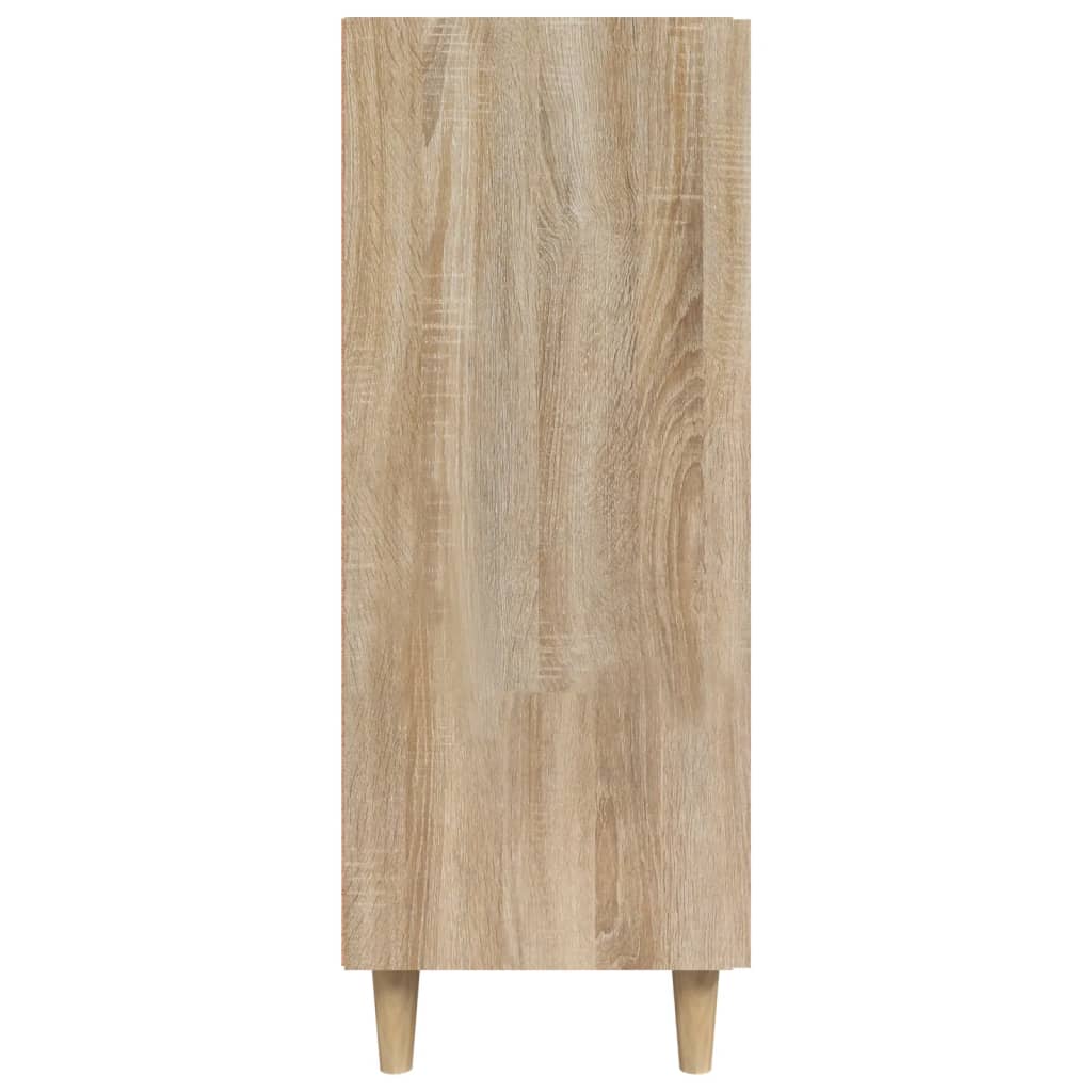 vidaXL Aparador de madera de ingeniería roble Sonoma 69,5x34x90 cm