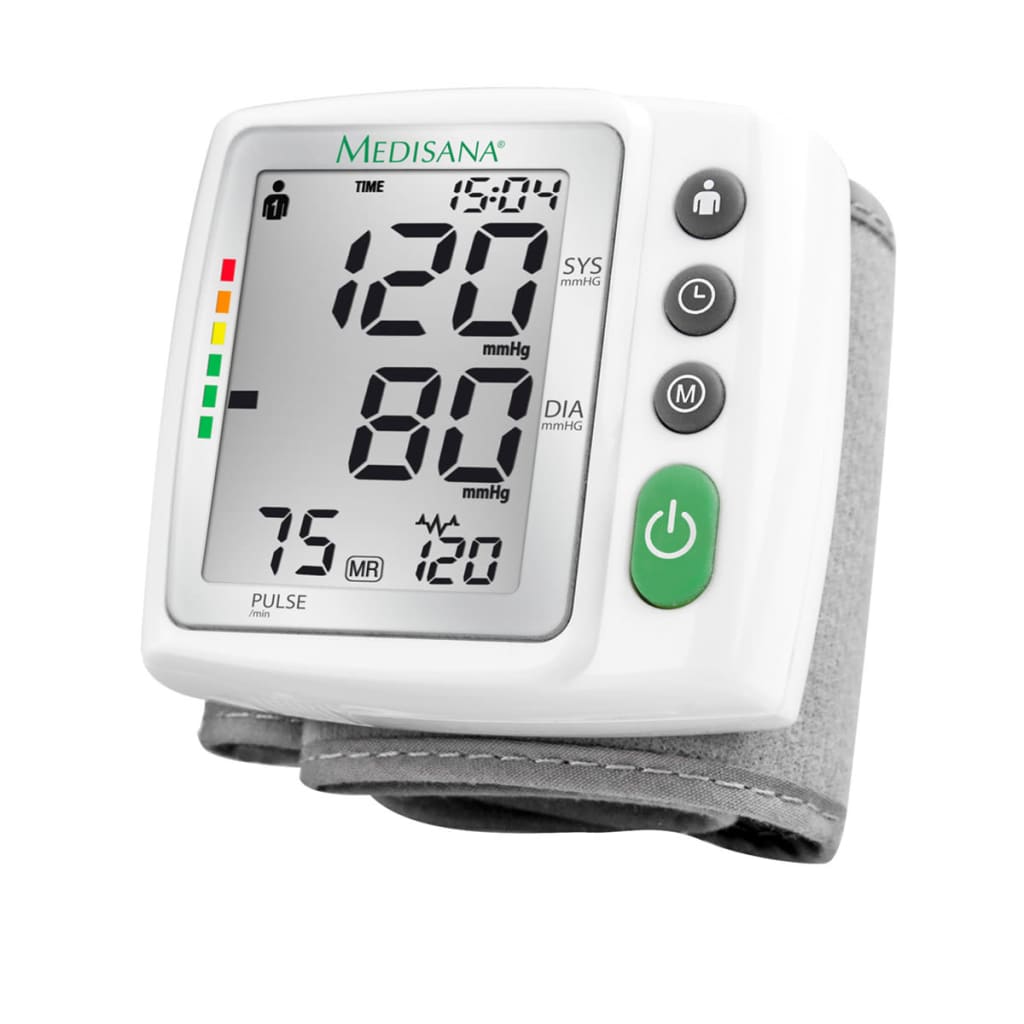 Medisana Monitor de presión sanguinea de muñeca BW 315 blanco 51072
