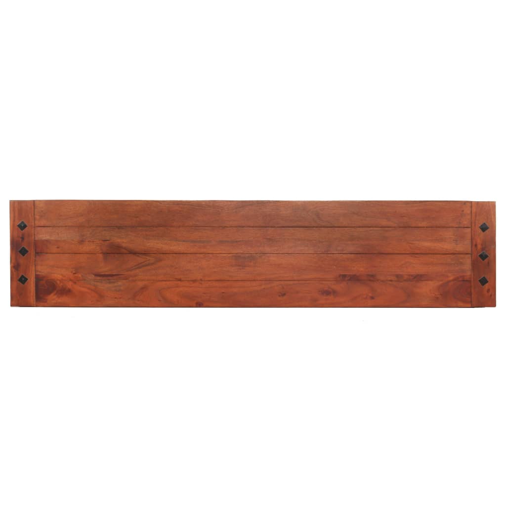 vidaXL Banco de madera maciza de acacia 160 cm