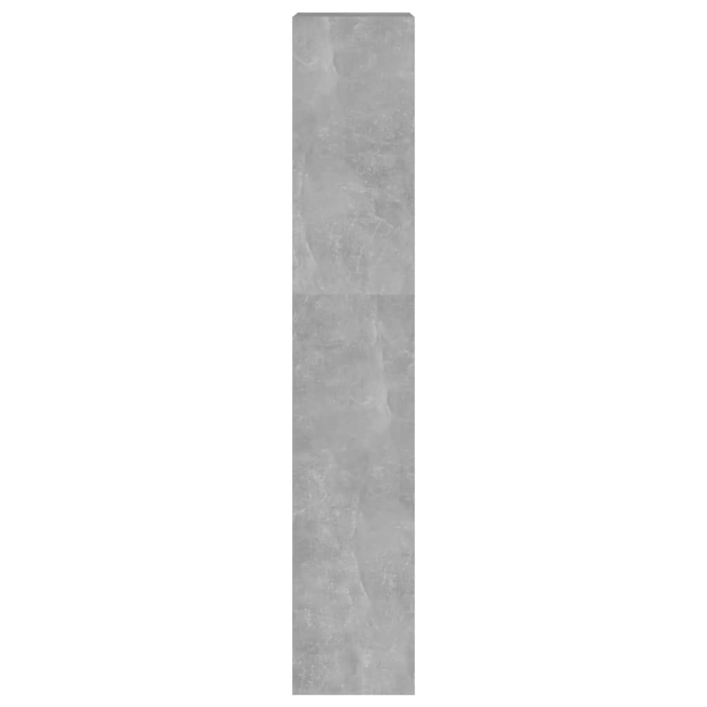 vidaXL Estantería/divisor de espacios gris hormigón 40x30x166 cm