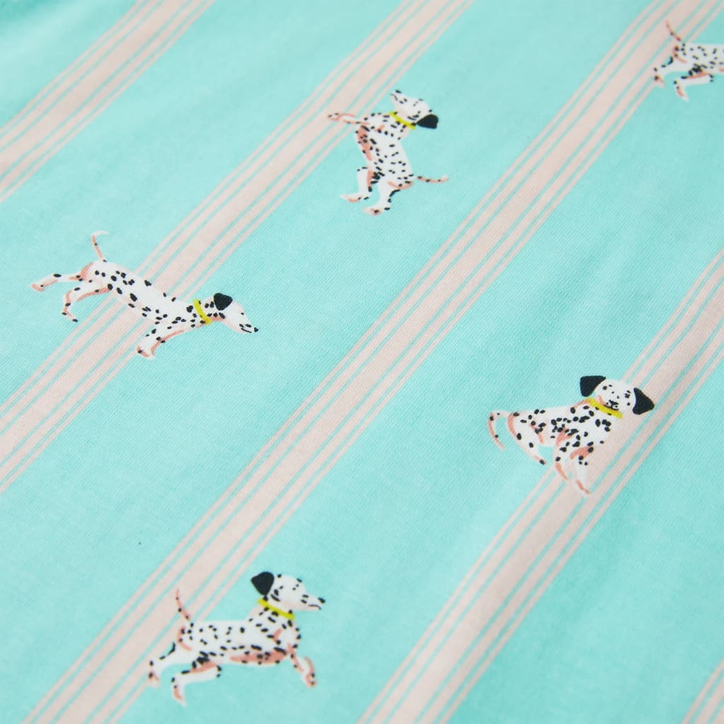 Pijama infantil de manga corta color crudo 92
