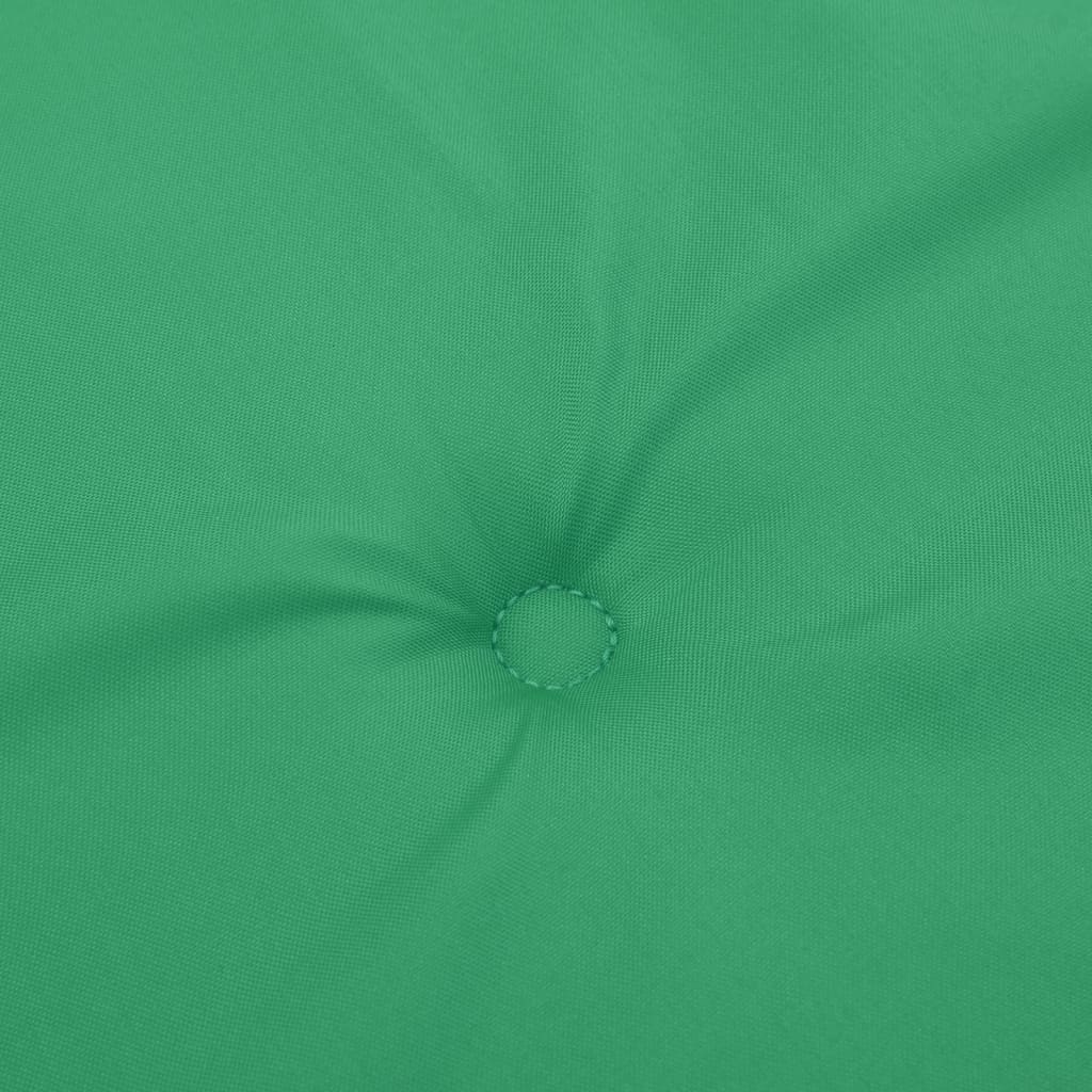vidaXL Cojín de banco de jardín tela Oxford verde 150x50x3 cm