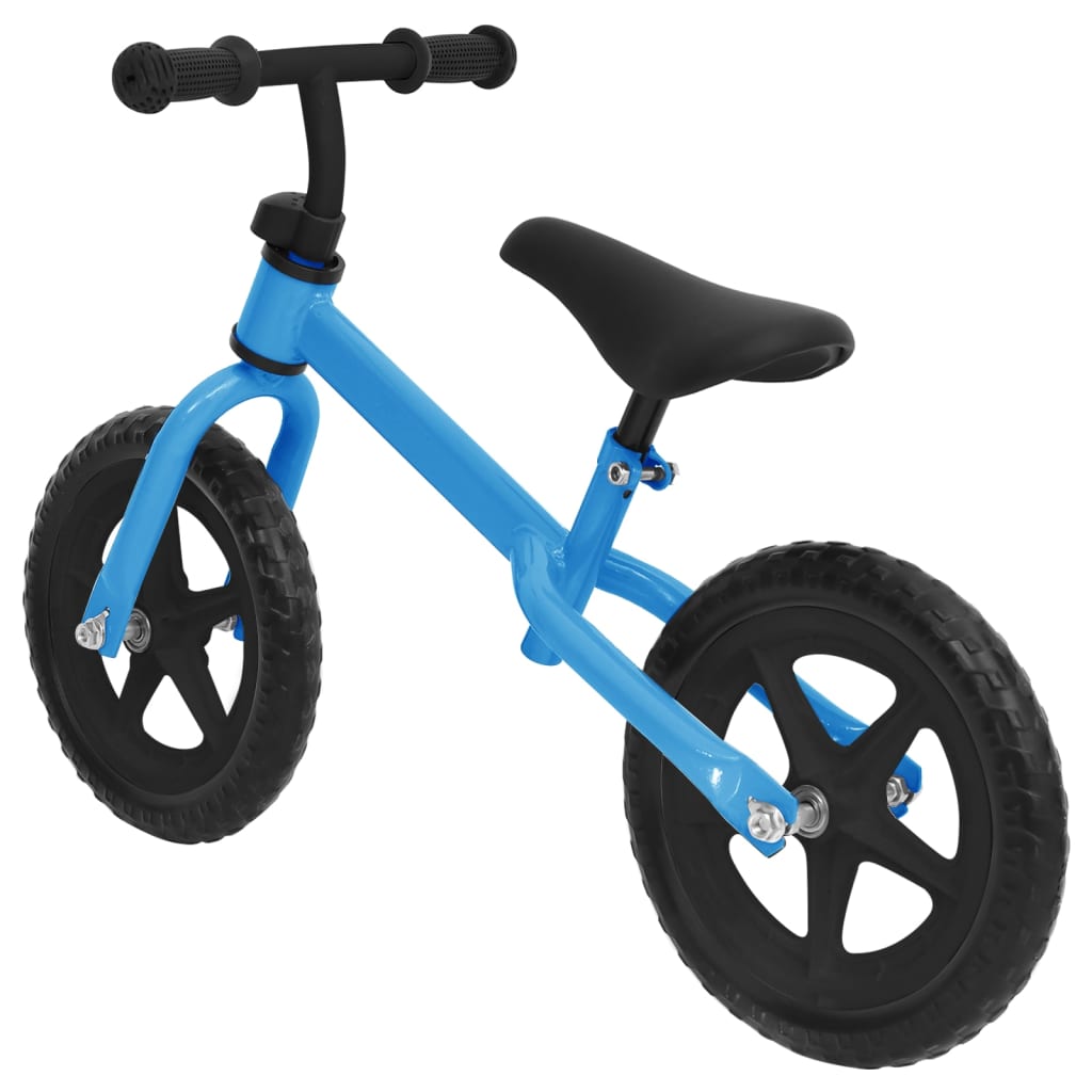 vidaXL Bicicleta sin pedales 10 pulgadas azul