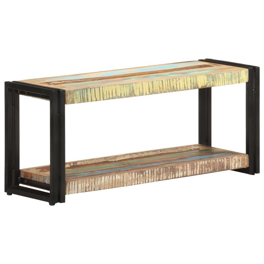 vidaXL Mueble para TV de madera maciza reciclada 90x30x40 cm