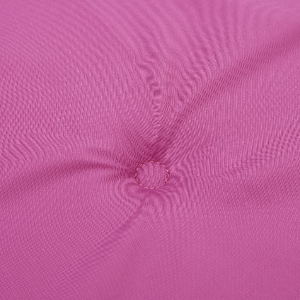 vidaXL Cojín para tumbona tela Oxford rosa