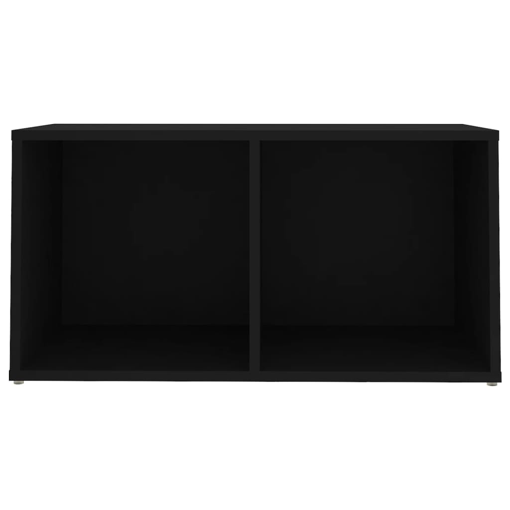 vidaXL Muebles para TV 2 uds aglomerado negro 72x35x36,5 cm