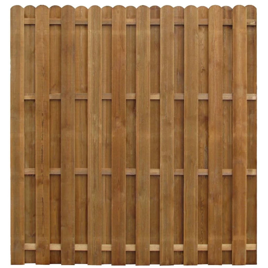 vidaXL Panel de valla madera de pino impregnada 170x170 cm