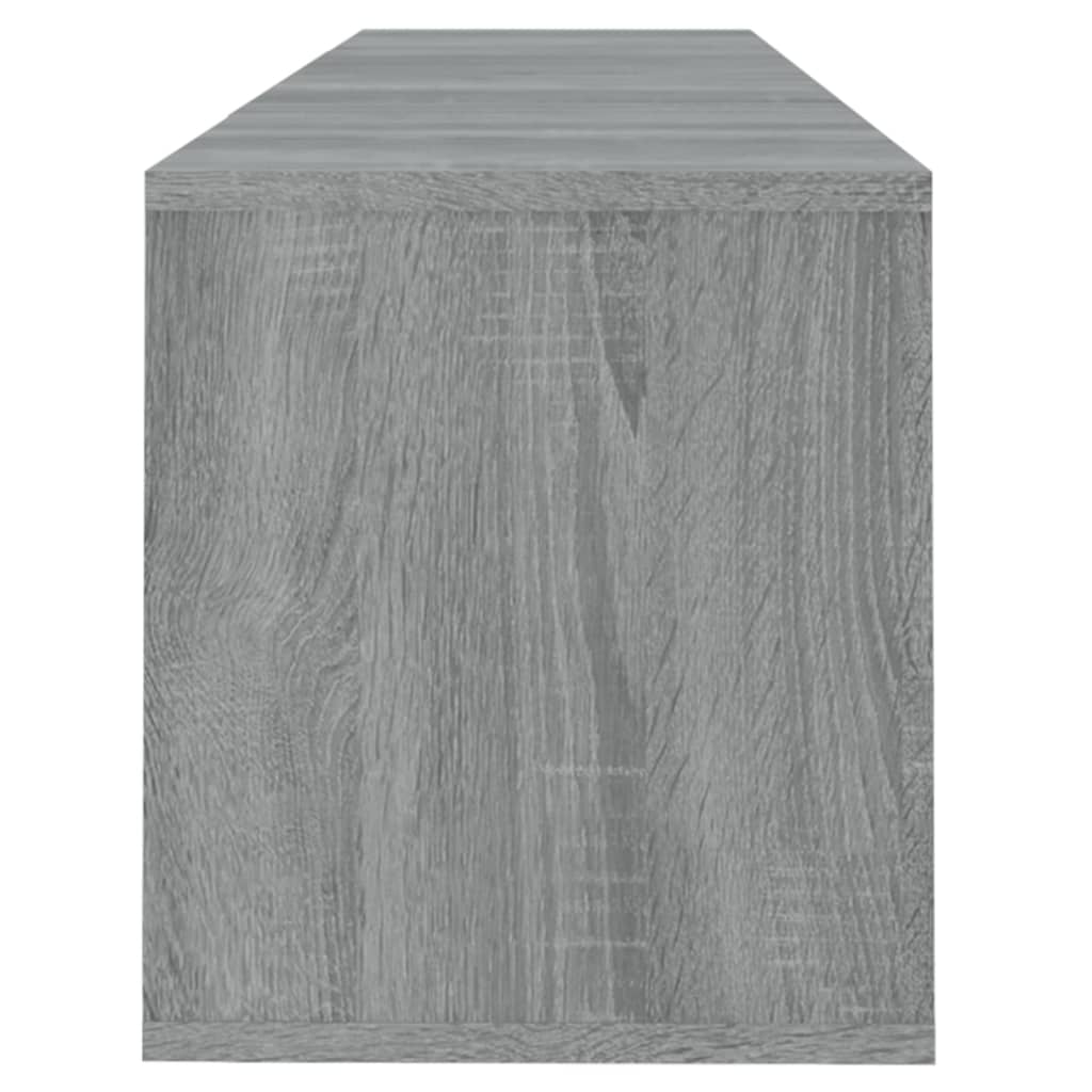 vidaXL Mueble de TV madera contrachapada gris Sonoma 120x30x40,5 cm