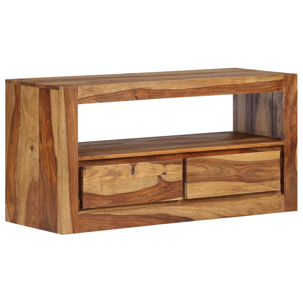 vidaXL Mueble para TV de madera maciza de Sheesham 80x30x40 cm
