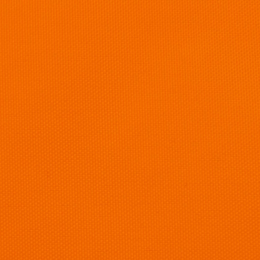 vidaXL Toldo de vela trapezoidal tela oxford naranja 3/4x3 m