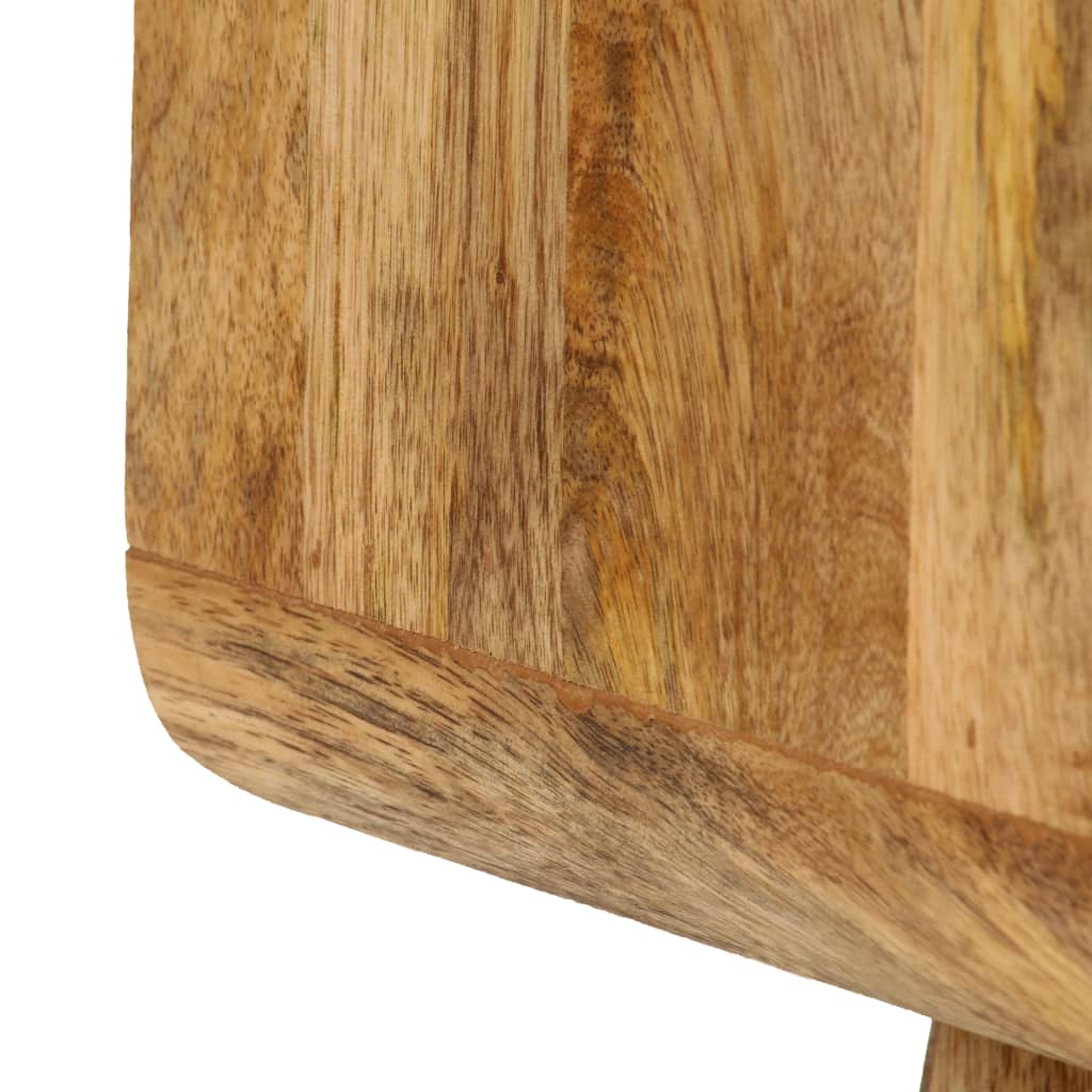 vidaXL Mesita de noche de madera maciza de mango 40x30x49 cm