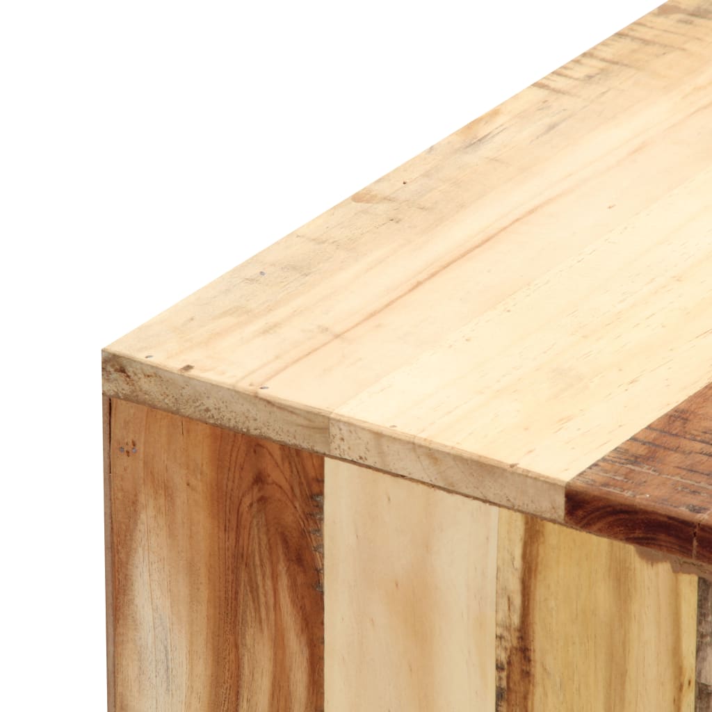 vidaXL Mueble para la TV madera maciza reciclada 100x30x33 cm