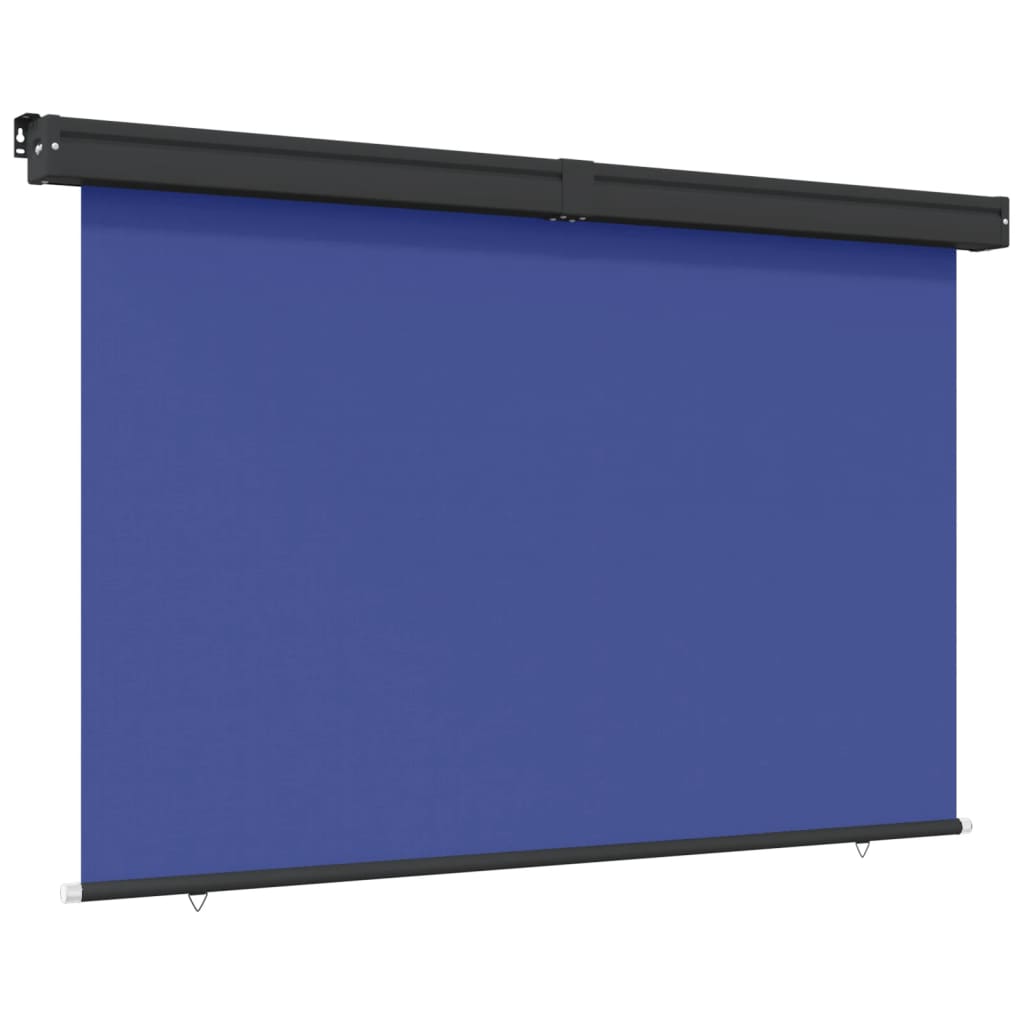 vidaXL Toldo lateral de balcón azul 145x250 cm