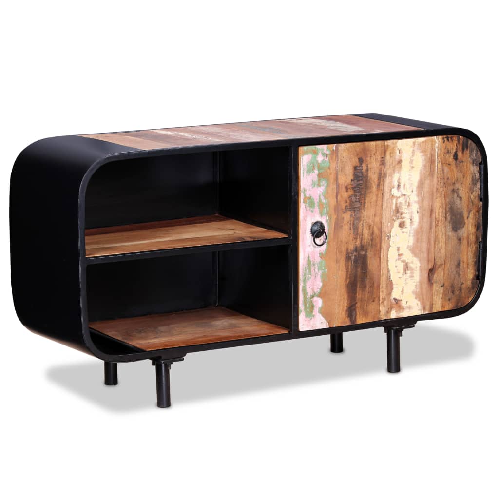 vidaXL Mueble de TV madera reciclada 90x30x48 cm