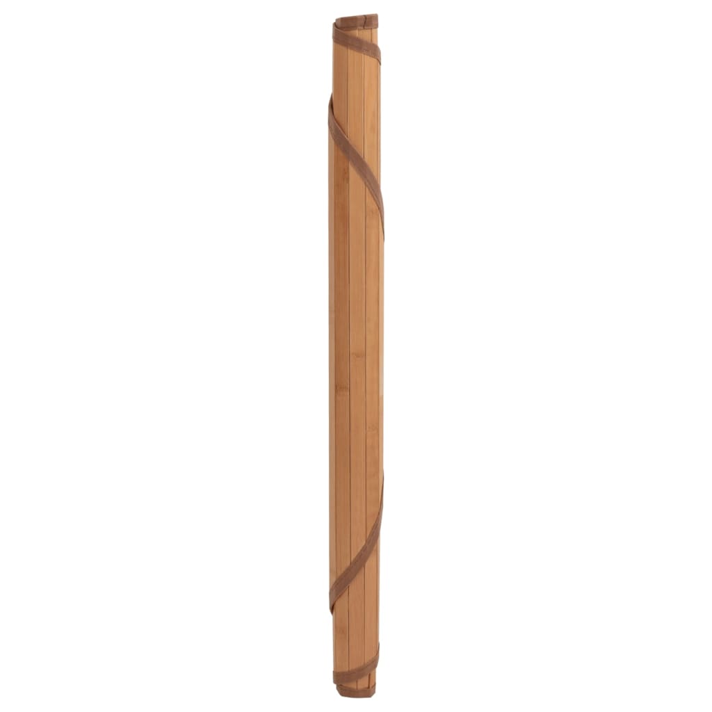 vidaXL Alfombra redonda bambú color natural 60 cm