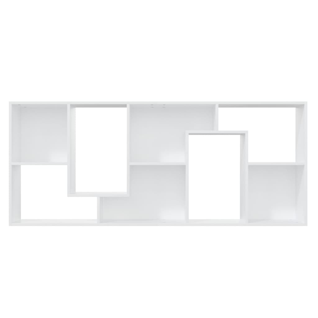 vidaXL Estantería librería madera contrachapada blanco 67x24x161 cm