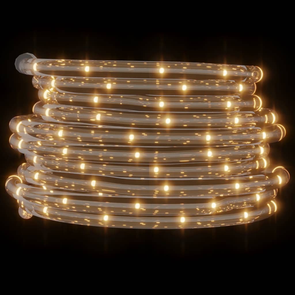 vidaXL Tira de luces con 120 LED blanco cálido PVC 5 m