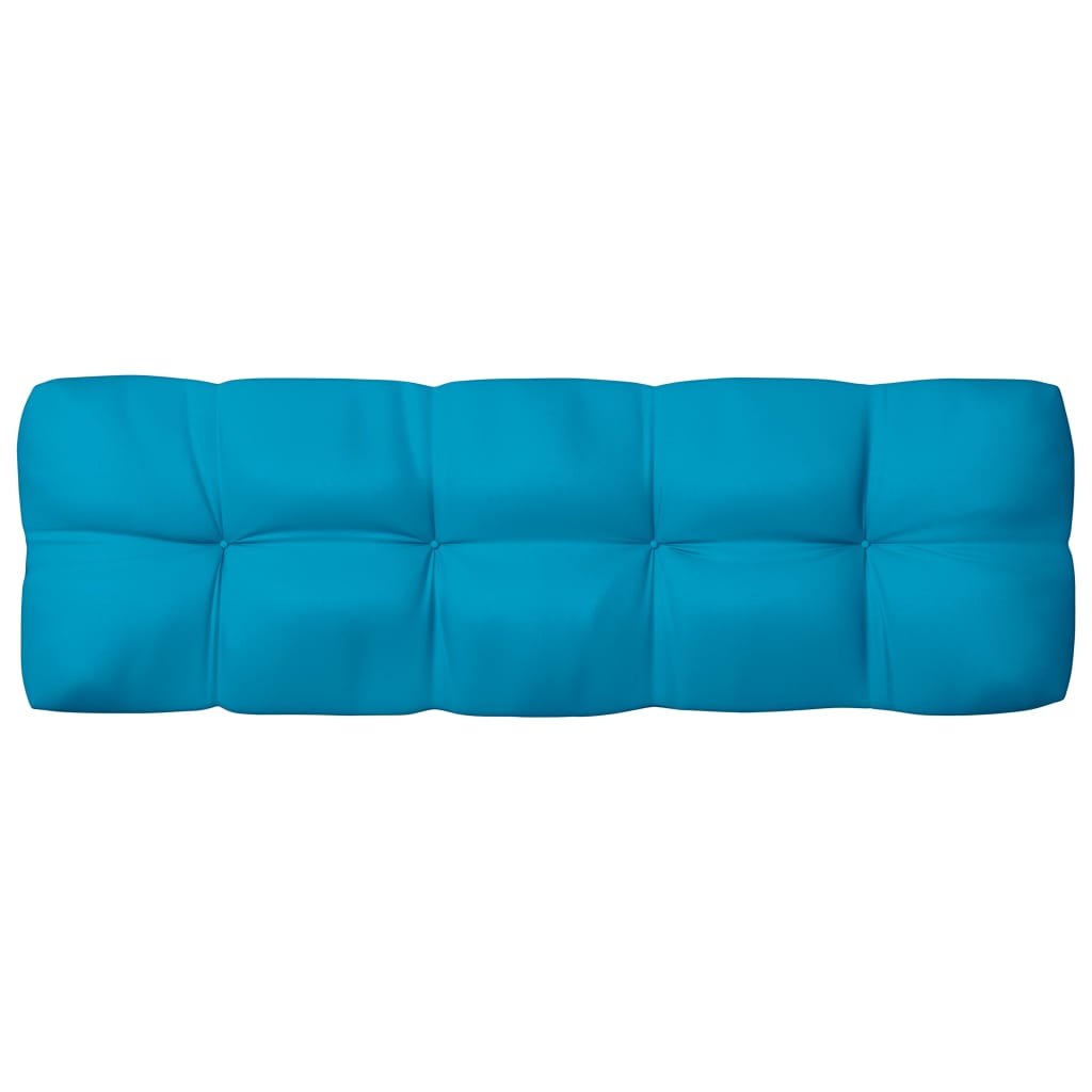 vidaXL Cojines para sofá de palets 7 piezas azul