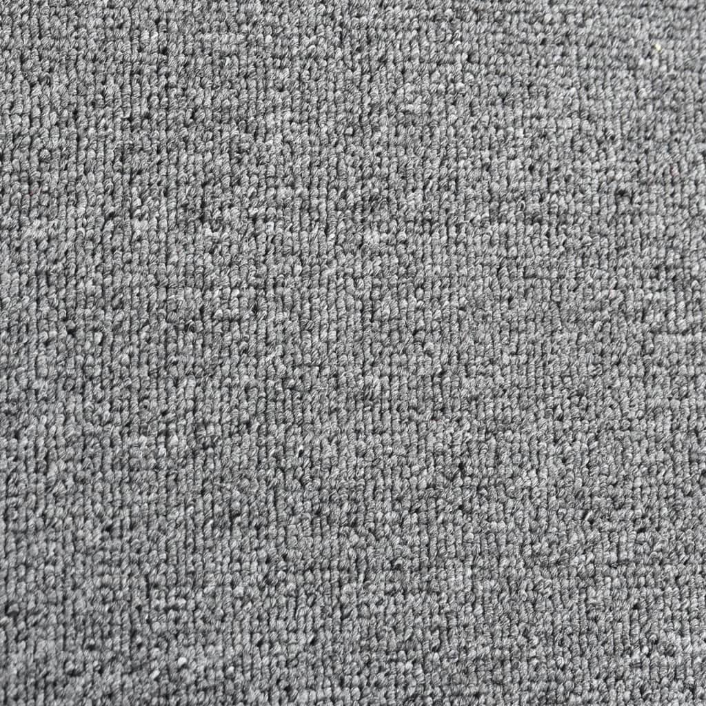 vidaXL Alfombra de pasillo gris oscuro 50x150 cm