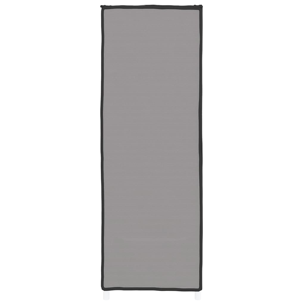 vidaXL Armario zapatero de tela gris 60x28x90 cm