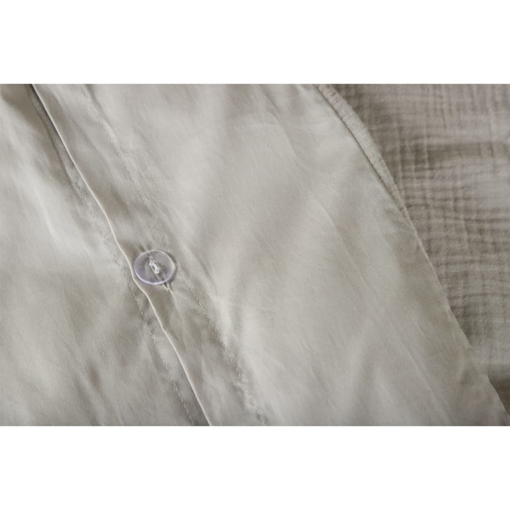 Venture Home Juego de ropa de cama Mila algodón gris claro 200x150 cm