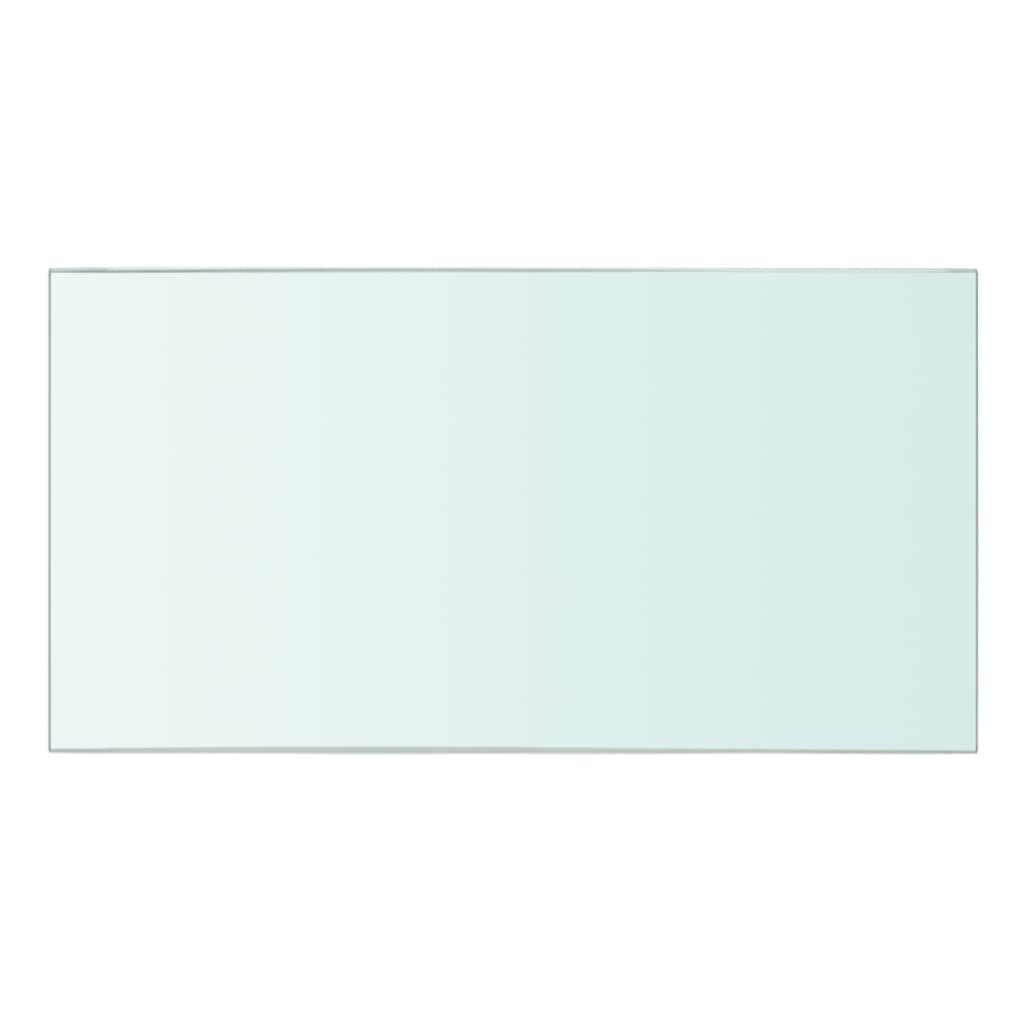 vidaXL Panel de estante vidrio claro 30x15 cm