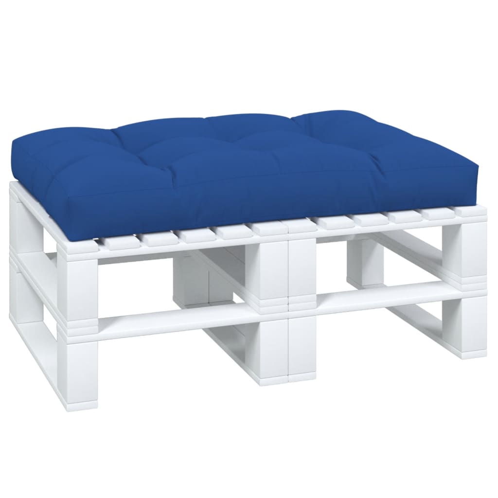 vidaXL Cojín para sofá de palets azul 120x80x10 cm