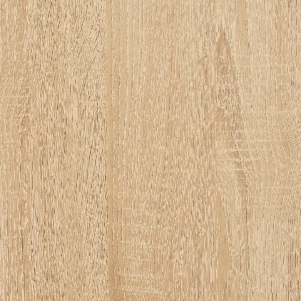 vidaXL Escritorio madera contrachapada color roble Sonoma 140x50x77 cm