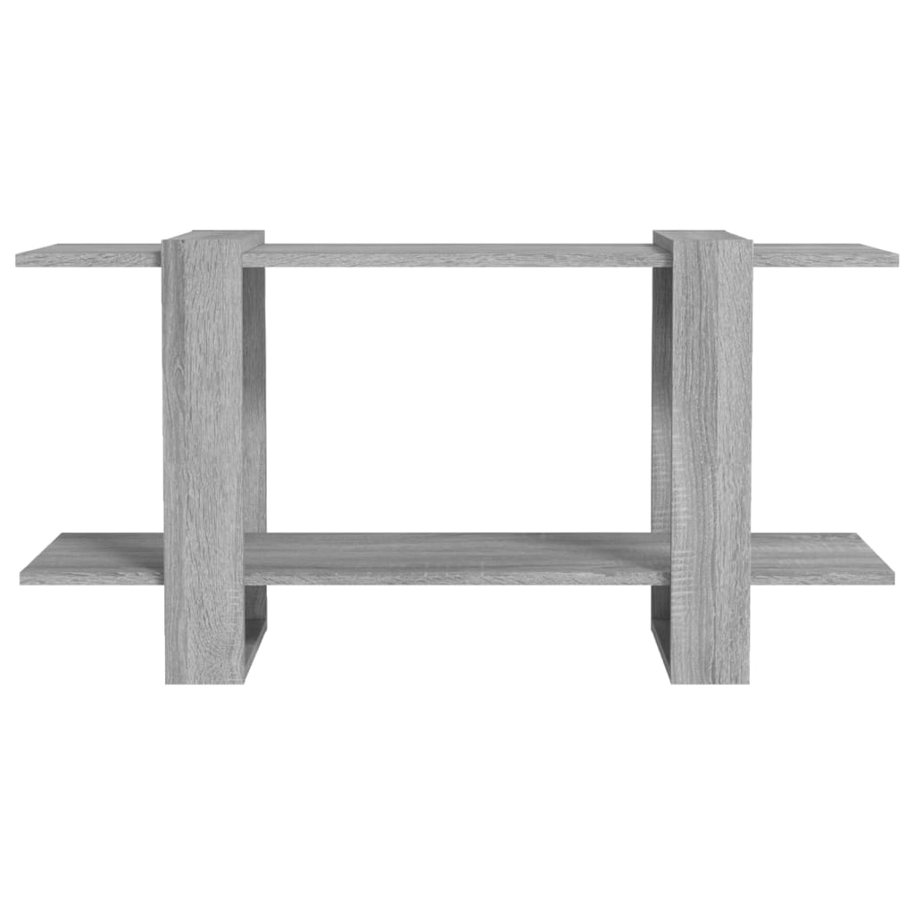 vidaXL Estantería madera contrachapada gris Sonoma 100x30x51 cm