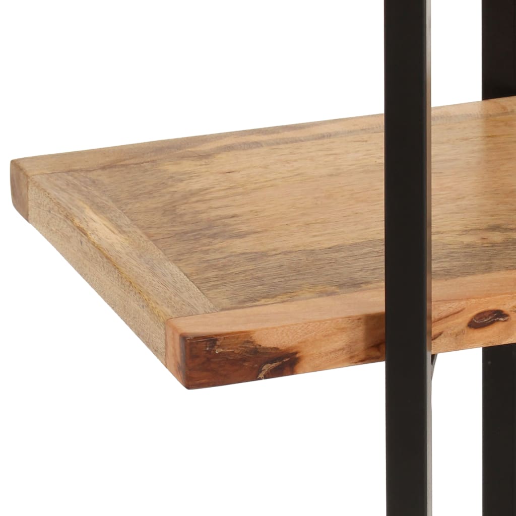 vidaXL Estantería de 4 niveles madera maciza de mango 160x35x160 cm