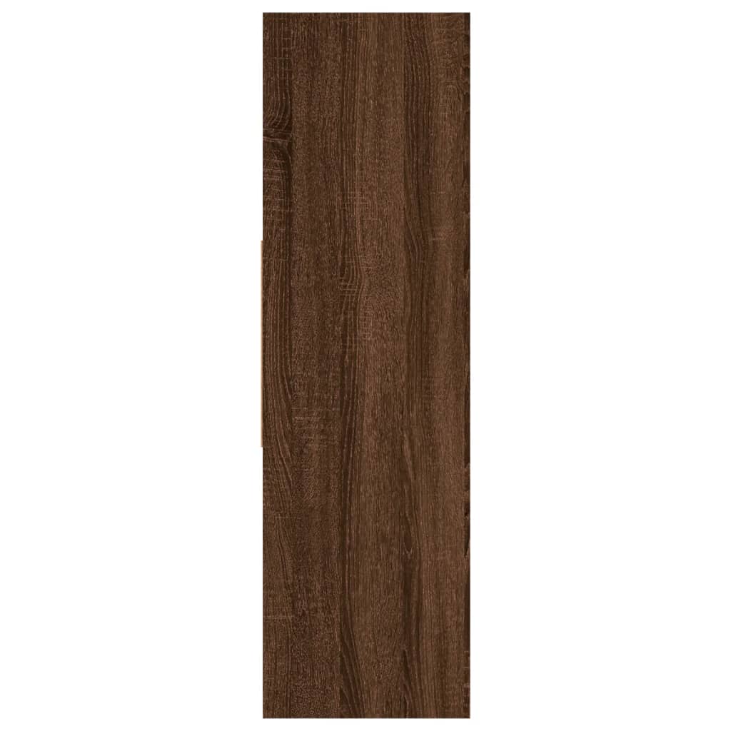vidaXL Estantería madera contrachapada marrón roble 97,5x29,5x100 cm