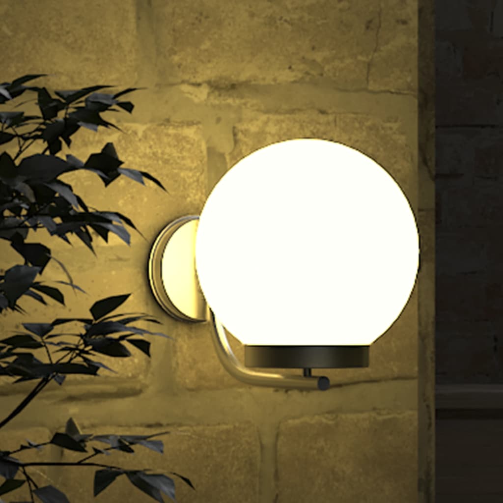 vidaXL Lámpara de pared de jardín 32 cm