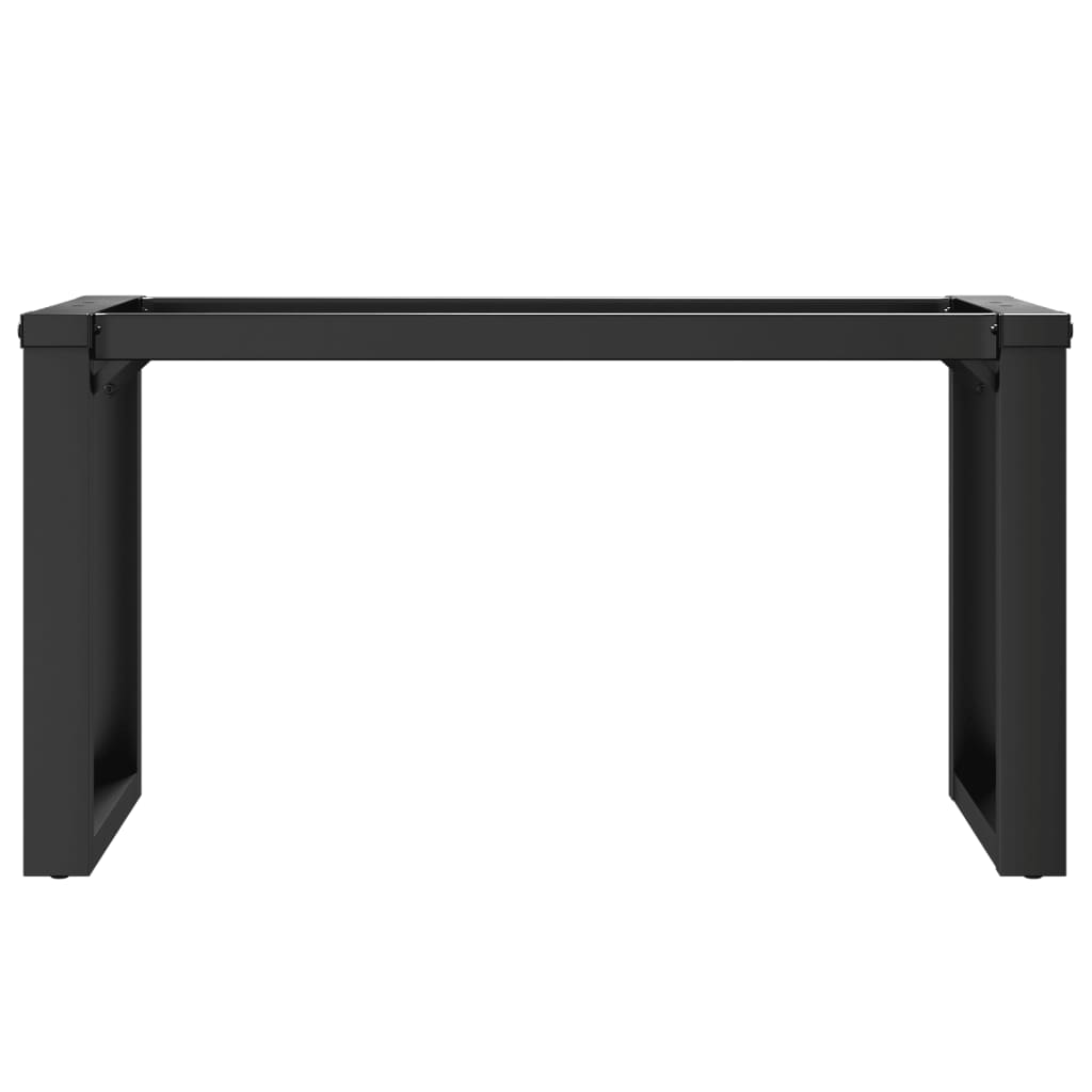 vidaXL Patas de mesa de centro estructura O hierro fundido 90x30x43 cm