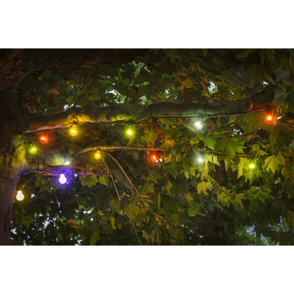 KONSTSMIDE Luces de fiesta con 20 lámparas multicolores