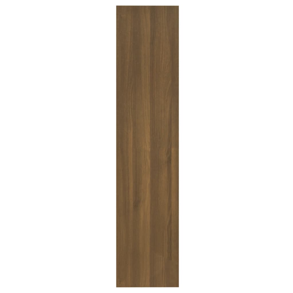 vidaXL Estantería madera contrachapada marrón roble 60x30x135 cm