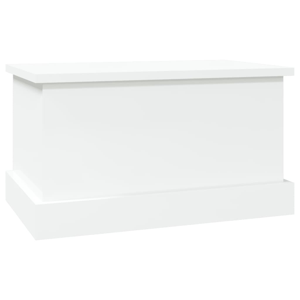 Baúl almacenaje madera contrachapada blanco brillo 84x42x46 cm - referencia  Mqm-803062